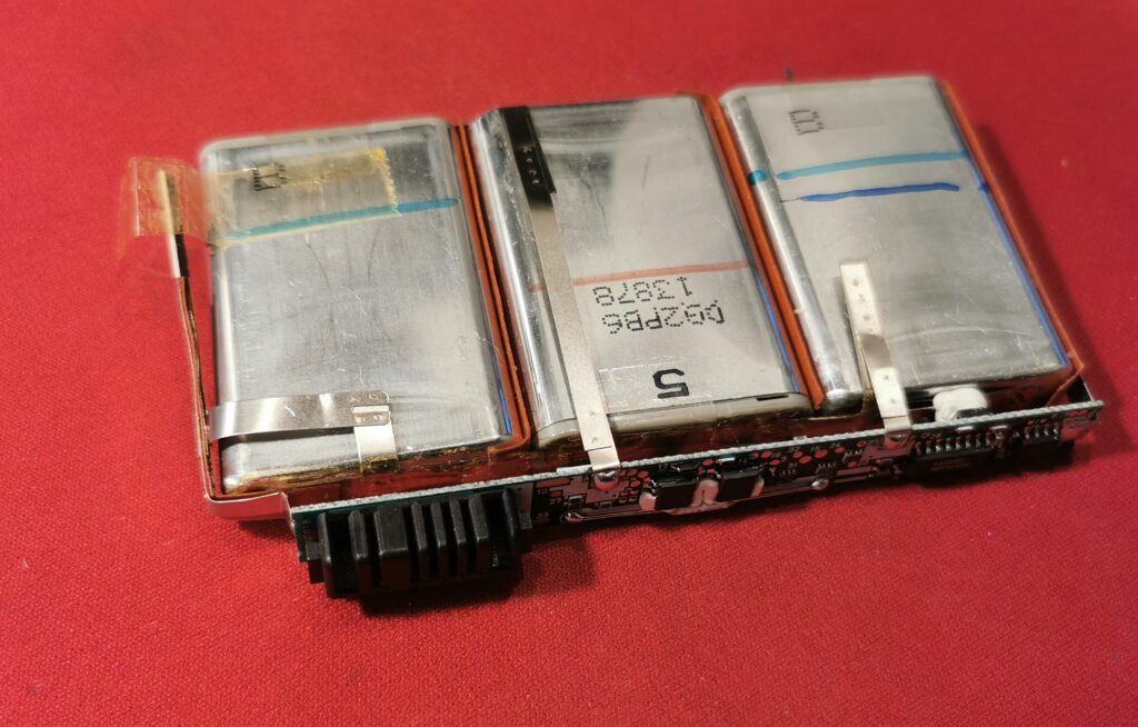 The original cells of the Thinkpad 240 battery.